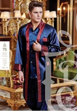 Batista 75 Kimono Saten Ropdöşambır 6'lı Erkek Set