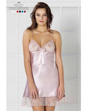 Pierre Cardin 628 Saten Dantel Gecelik