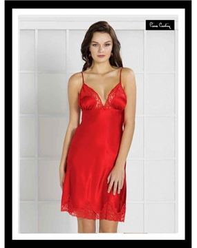 Pierre Cardin 620 Saten Dantel Gecelik