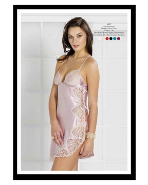 Pierre Cardin 607 Saten Dantel Gecelik