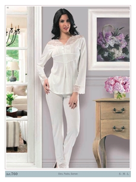 Nilay 760 Saten Pijama Takım