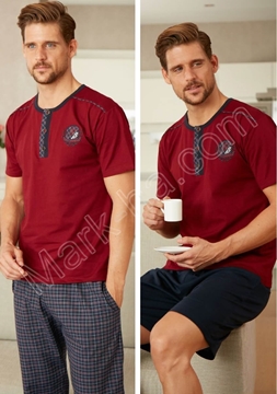 Feyza 2216 Erkek 3'lü Pijama Takım