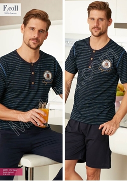 Feyza 2219 Erkek 3'lü Pijama Takım