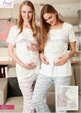 Feyza 2243 Lohusa Pijama Takım