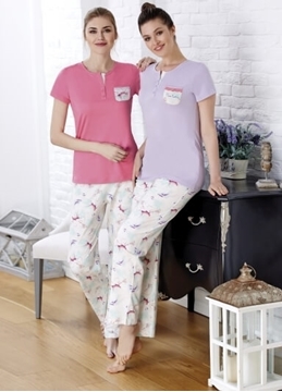 Pierre Cardin Büyük Beden Bayan Pijama Takım PC7068