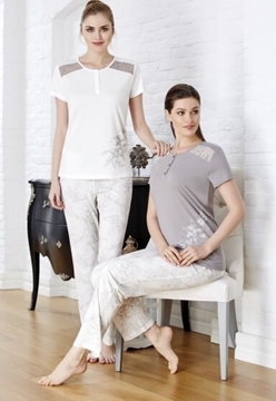 Pierre Cardin Büyük Beden Bayan Pijama Takım PC7065