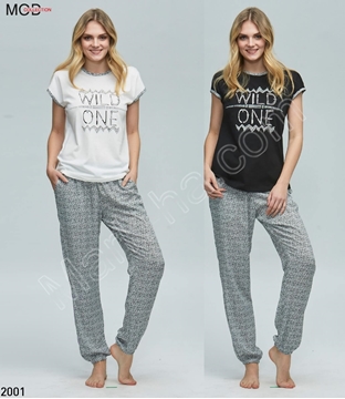 Mod Collection 2001 Bayan Pijama Takım