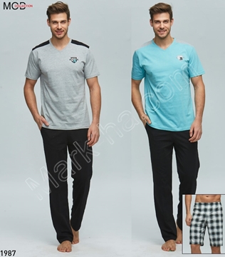 Mod Collection 1987 Erkek 3'lü Pijama Takım