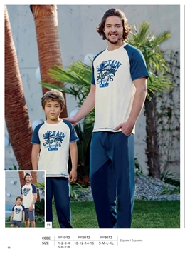 Roly Poly Erkek 3'lü Pijama Takım RP3012