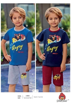 Angry Birds Erkek Çocuk Kapri Takım L9002