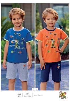 Ben10 Erkek Çocuk Kapri Takım L9015