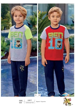 Ben10 Erkek Çocuk Pijama Takım L9017