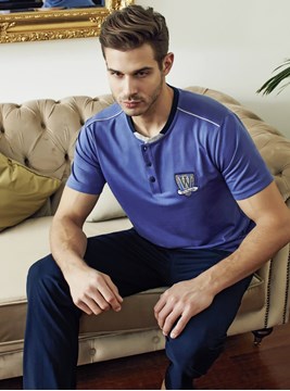 Eros ESE 10002 Erkek 3'lü Pijama Takım