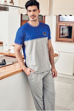 Eros ESE 10012 Erkek 3'lü Pijama Takım