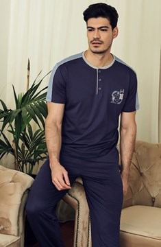 Eros ESE 10018 Erkek 3'lü Pijama Takım