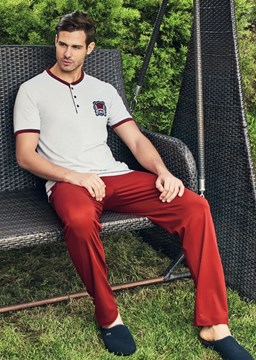 Eros ESE 10030 Erkek 3'lü Pijama Takım