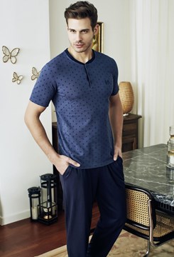 Eros ESE 10038 Erkek 3'lü Pijama Takım