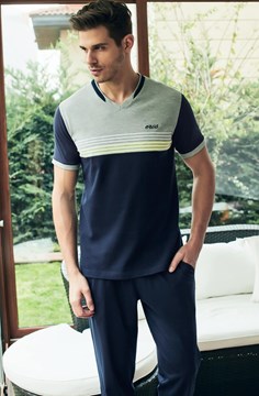 Eros ESE 10040 Erkek 3'lü Pijama Takım